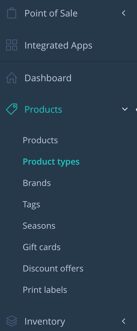 Select Product Type